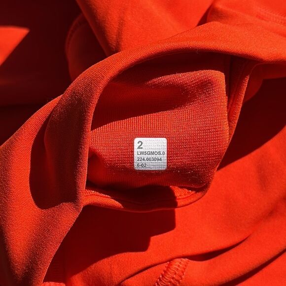 Lululemon Align High-Rise Pant 28" Pockets Solar Orange‎ NWT size 2 - Picture 5 of 5